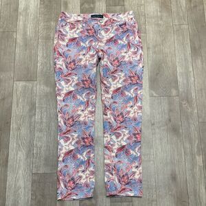 Women’s Lauren Ralph Lauren Paisley Modern‎ Straight Cropped Ankle Jeans Size 6